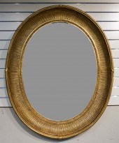 LOUIS XVI STYLE GILT GESSO OVA