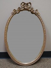 LOUIS XVI STYLE GILT GESSO OVA
