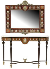 LOUIS XVI STYLE GILT METAL &AM