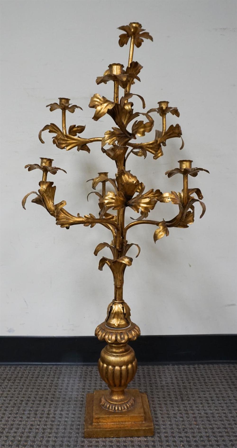 LOUIS XVI STYLE GILT METAL AND GILT