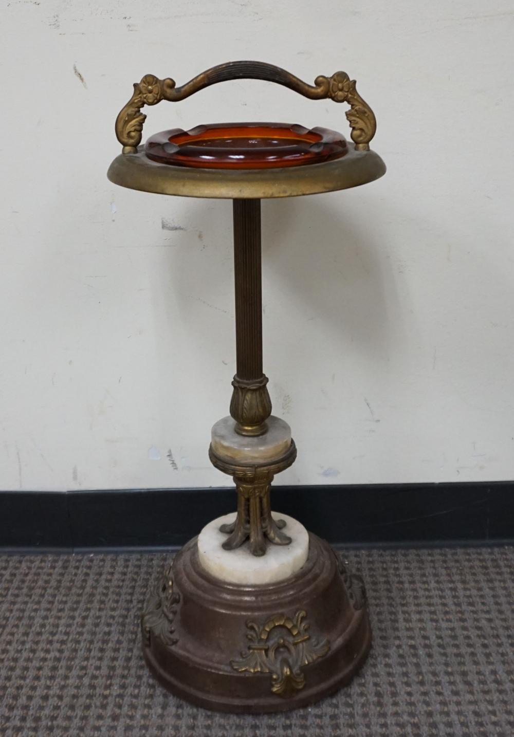 LOUIS XVI STYLE GILT METAL AND