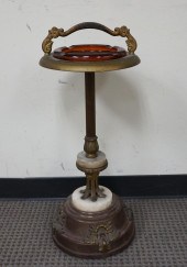 LOUIS XVI STYLE GILT METAL AND