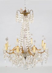 LOUIS XVI STYLE GILT METAL AND