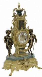 LOUIS XVI STYLE GILT METAL SAT