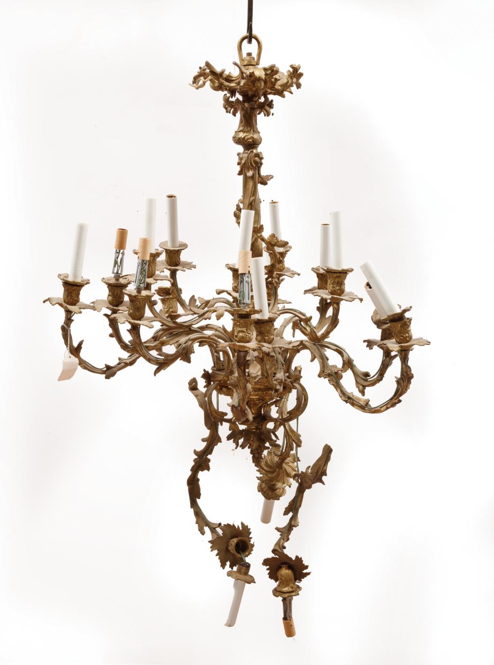 LOUIS XVI-STYLE GILT METAL