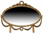 LOUIS XVI STYLE GILT PAINTED O