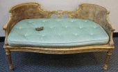 LOUIS XVI STYLE GILT PAINTED B