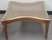 LOUIS XVI STYLE GILT PAINTED,