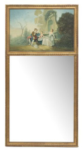 LOUIS XVI STYLE GILT PAINTED R