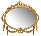 LOUIS XVI STYLE GILT PAINTED B