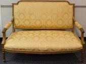 LOUIS XVI STYLE GILT PAINTED Y