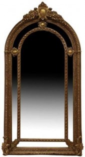 LOUIS XVI STYLE GILT PAINTED P