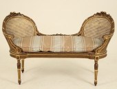 LOUIS XVI STYLE GILTWOOD AND C
