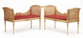 LOUIS XVI-STYLE GILTWOOD AND C