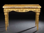 Louis XVI-Style Giltwood and M