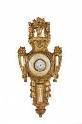 LOUIS XVI STYLE GILTWOOD BAROM