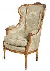 LOUIS XVI-STYLE GILTWOOD BERGE