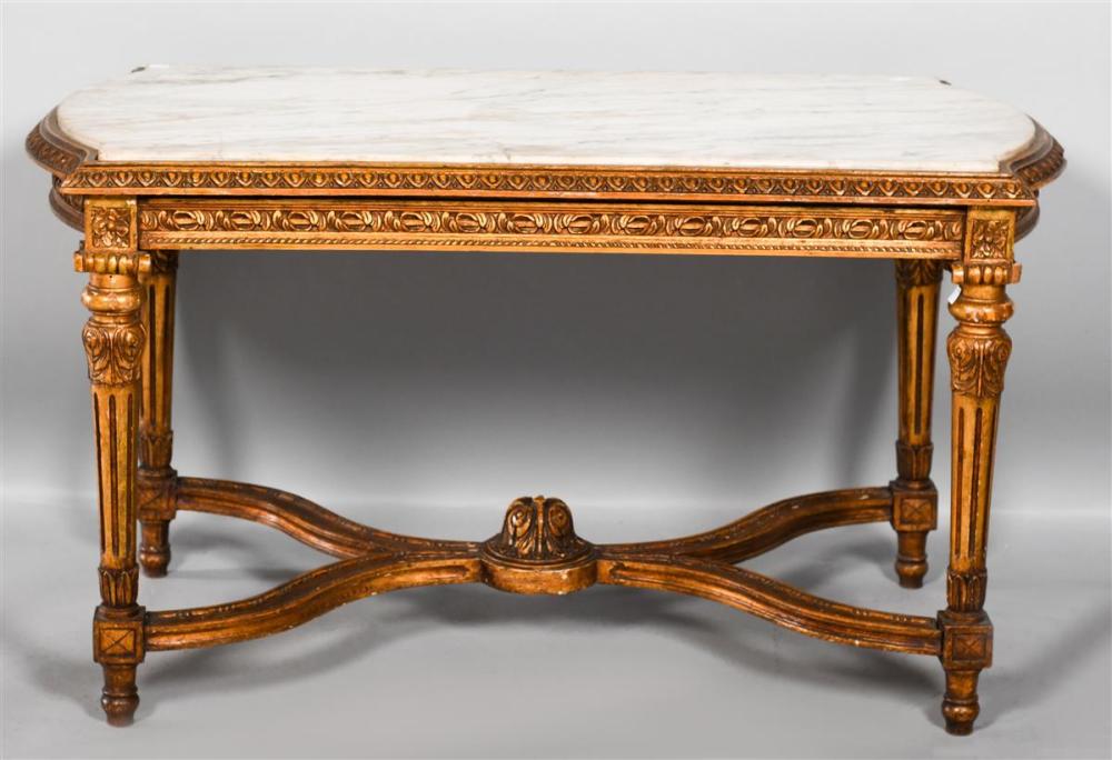 LOUIS XVI STYLE GILTWOOD COFFEE