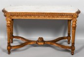LOUIS XVI STYLE GILTWOOD COFFE