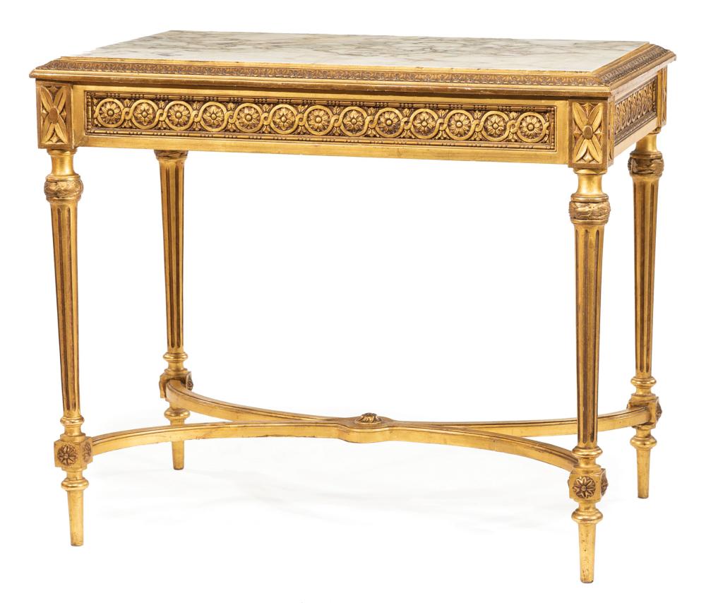 LOUIS XVI-STYLE GILTWOOD