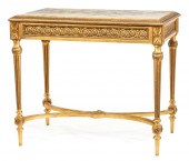 LOUIS XVI-STYLE GILTWOOD CONSO