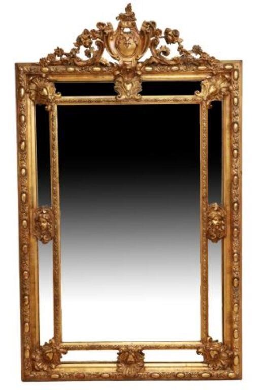 LOUIS XVI STYLE GILTWOOD CUSHION
