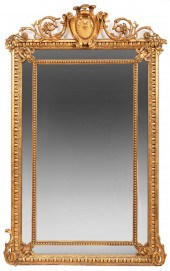 LOUIS XVI-STYLE GILTWOOD CUSHI