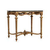 LOUIS XVI STYLE GILTWOOD MARBL