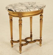 LOUIS XVI STYLE GILTWOOD MARBL
