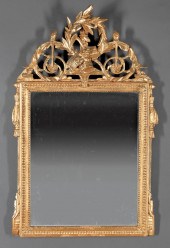 LOUIS XVI-STYLE GILTWOOD MIRRO