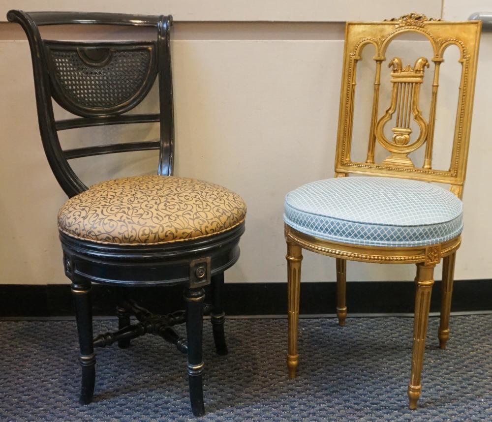 LOUIS XVI STYLE GILTWOOD MUSIC ROOM