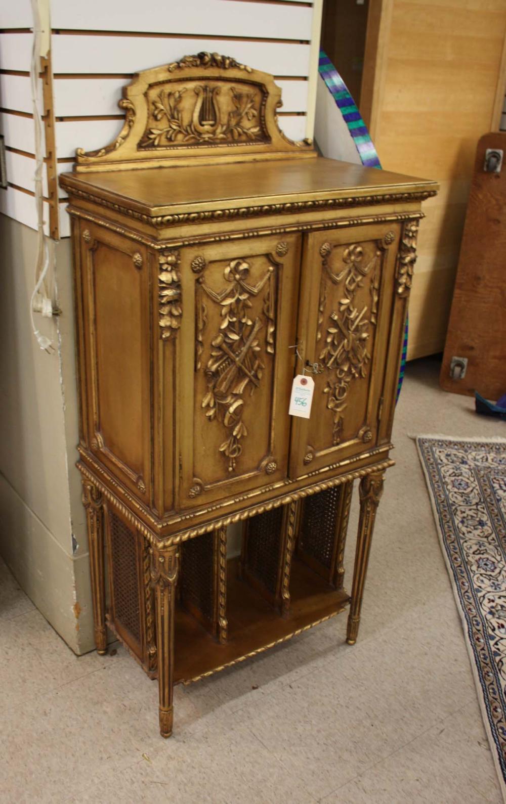 LOUIS XVI STYLE GILTWOOD MUSIC