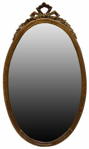 LOUIS XVI STYLE GILTWOOD OVAL
