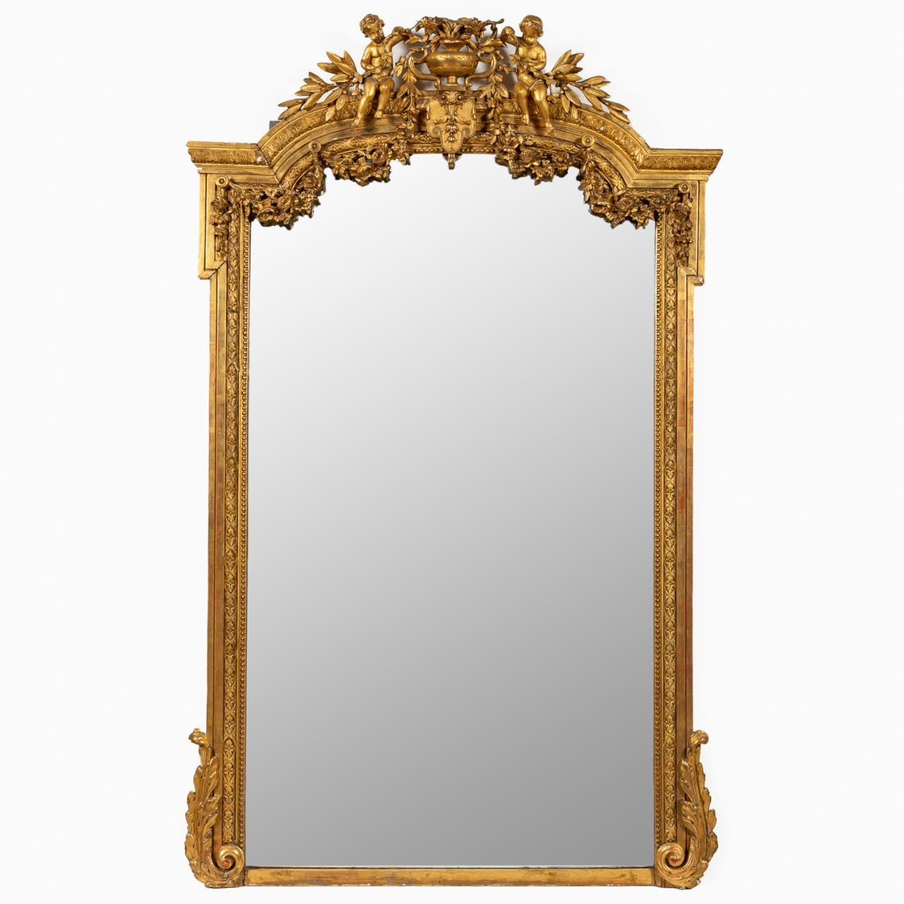 LOUIS XVI STYLE GILTWOOD PUTTI