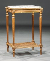 LOUIS XVI-STYLE GILTWOOD SIDE