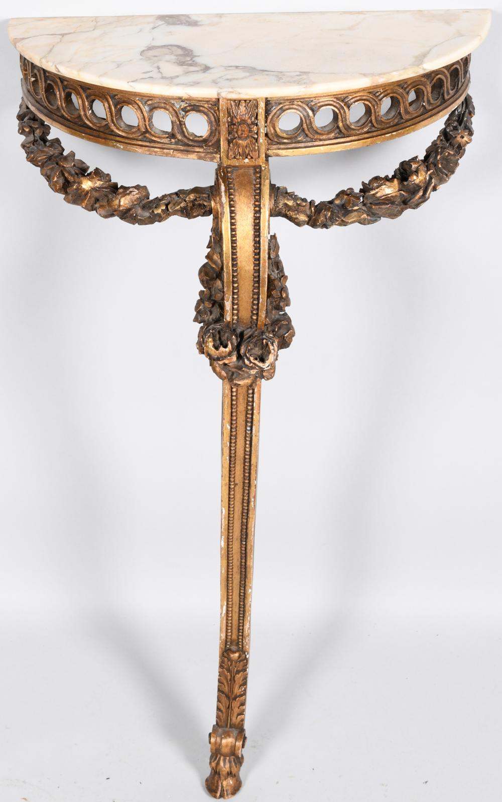 LOUIS XVI STYLE GILTWOOD SMALL