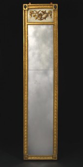 Louis XVI-Style Giltwood Trume