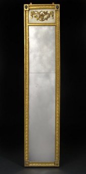 Louis XVI-Style Giltwood Trume