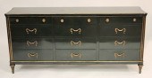 LOUIS XVI STYLE GREEN LACQUERE