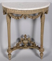 LOUIS XVI STYLE GREY PAINTED C