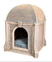 LOUIS XVI STYLE GREY PAINTED D
