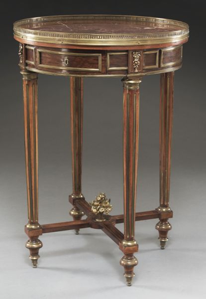 Louis XVI style gueridon table with