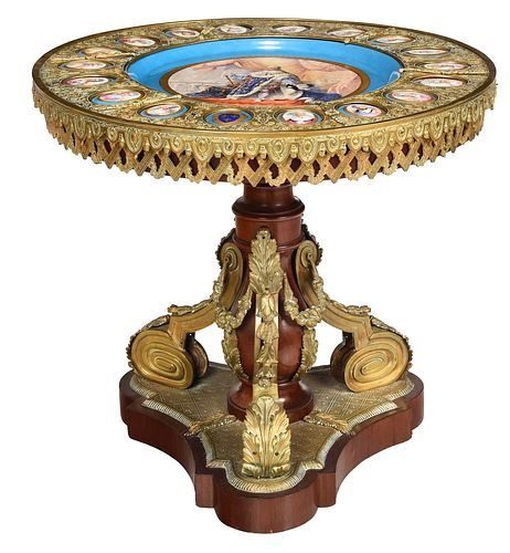 LOUIS XVI STYLE HAND PAINTED