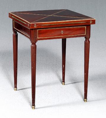 Louis XVI style handkerchief table,