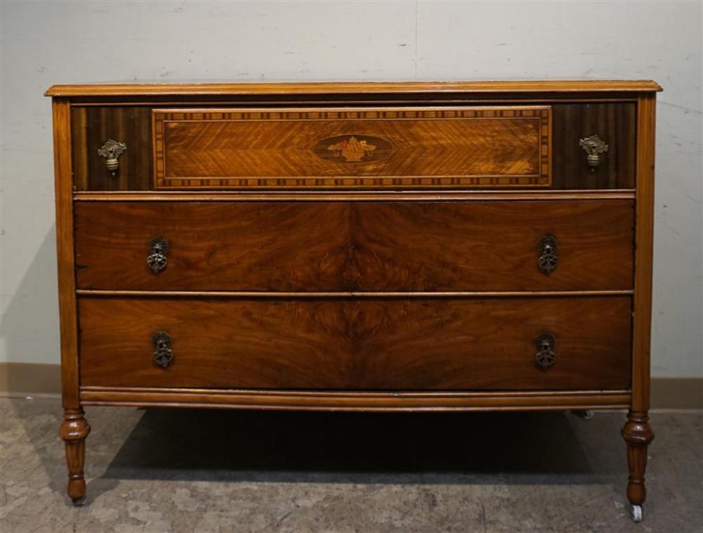LOUIS XVI STYLE INLAID FRUITWOOD