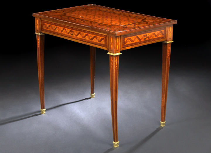 Louis XVI-Style Inlaid Mahogany