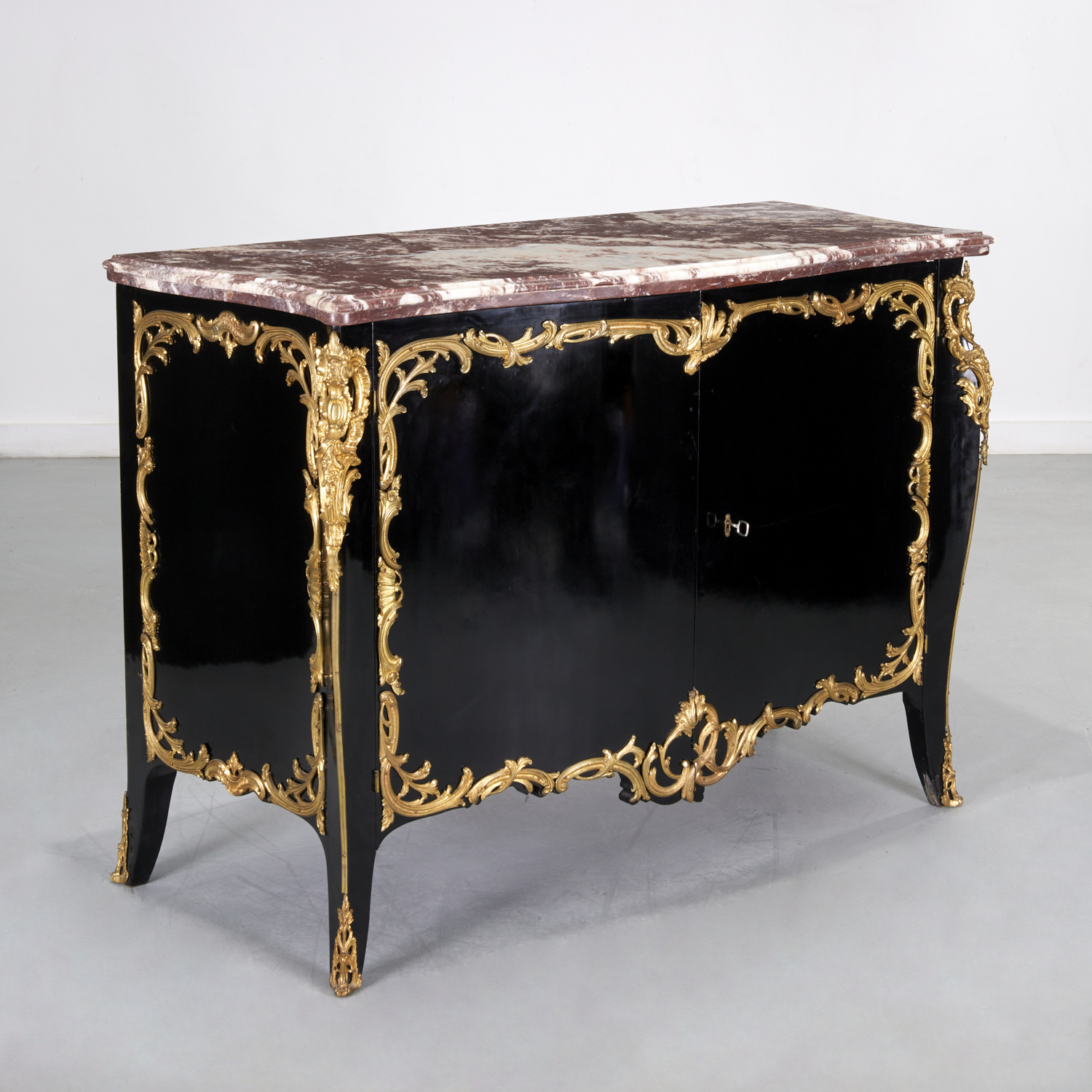 LOUIS XVI STYLE LACQUER COMMODE A