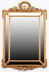 LOUIS XVI STYLE LARGE GILTWOOD
