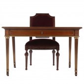 LOUIS XVI STYLE LEATHER TOP WR