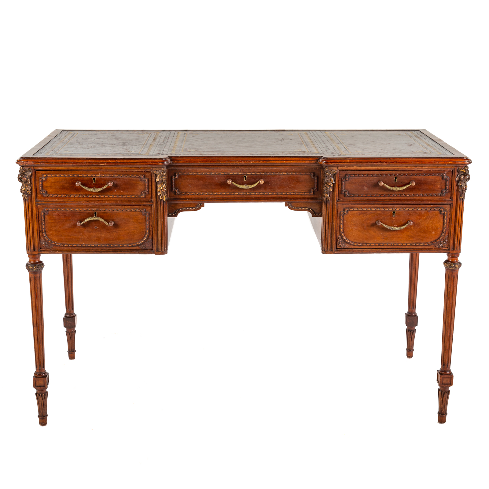 LOUIS XVI STYLE LEATHER TOP WRITING